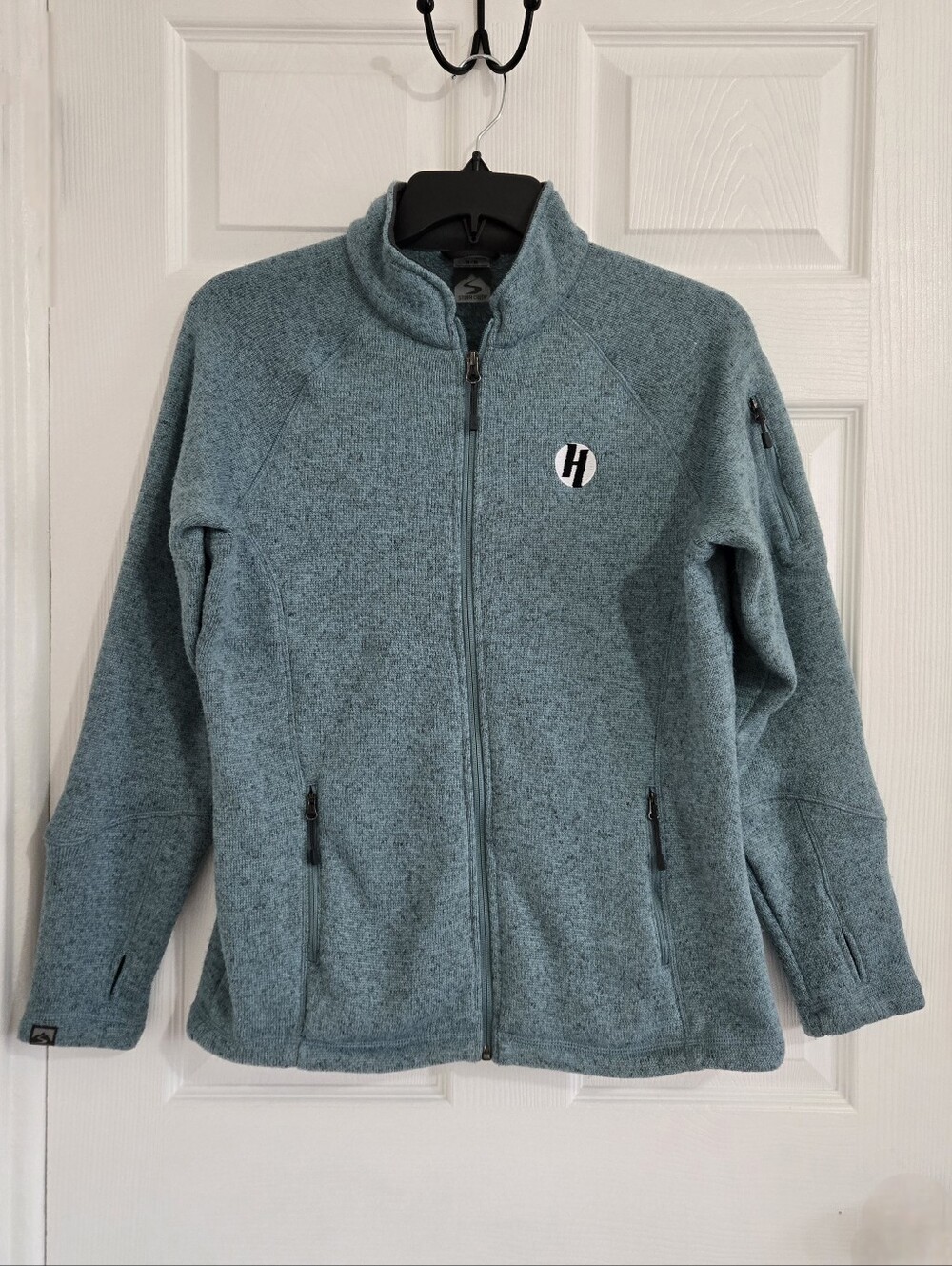 Storm Creek Women’s Performance Fleece Jacket M Full Zip Teal Green